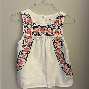 Embroidered top